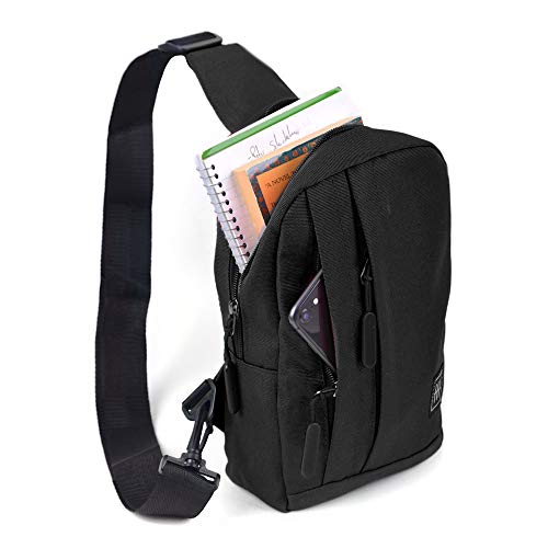 WESTEND Crossbody Canvas Sling Bag Backpack with Reversible Strap for Traveling, Hiking - Image 5