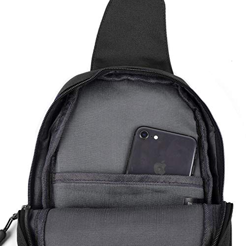 WESTEND Crossbody Canvas Sling Bag Backpack with Reversible Strap for Traveling, Hiking - Image 8