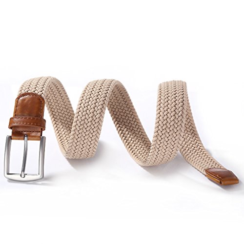 Weifert Men's Stretch Woven 1.3" Wide Elastic Braided Belts - Image 5