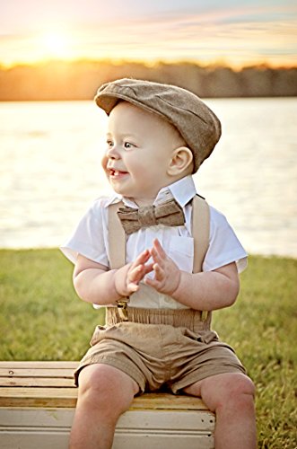 Born to Love Infant, Toddler Boys Pinstripe Driver Cap Baby Hat - Image 4