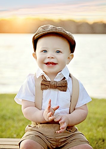 Born to Love Infant, Toddler Boys Pinstripe Driver Cap Baby Hat - Image 5