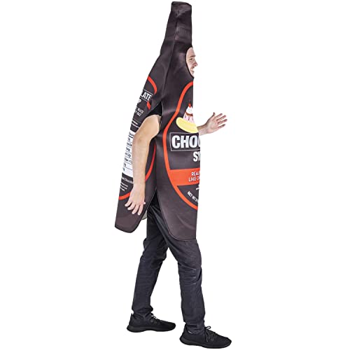 Chocolate Syrup Halloween Costume - Funny Adult Bottle Unisex One Size Outfit - Image 3