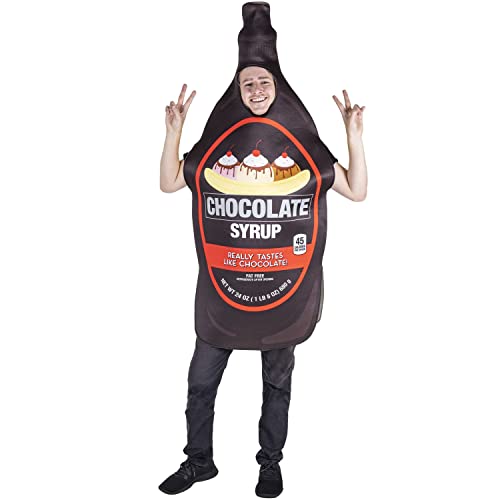 Chocolate Syrup Halloween Costume - Funny Adult Bottle Unisex One Size Outfit - Image 5