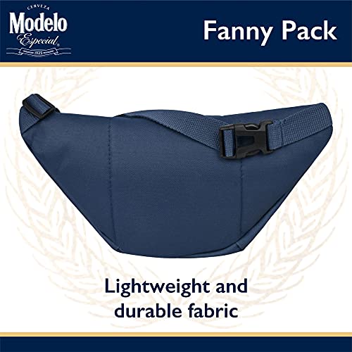 Concept One Modelo Cerveza Beer Fanny Pack, Waist Crossbody Bag for Men and Women, Belt Bag, Navy Blue - Image 5