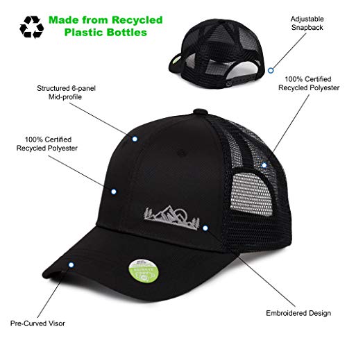 Ecofera Men's Eco-Friendly Snapback Trucker Hat Baseball Cap - Image 3