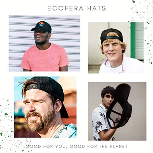 Ecofera Men's Eco-Friendly Snapback Trucker Hat Baseball Cap - Image 5