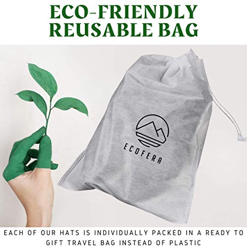 Ecofera Men's Eco-Friendly Snapback Trucker Hat Baseball Cap - Image 6