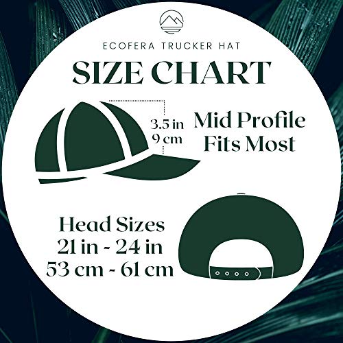Ecofera Men's Eco-Friendly Snapback Trucker Hat Baseball Cap - Image 7