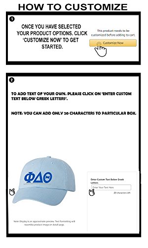 Personalized Phi Delta Theta Greek Line Hat - Image 3