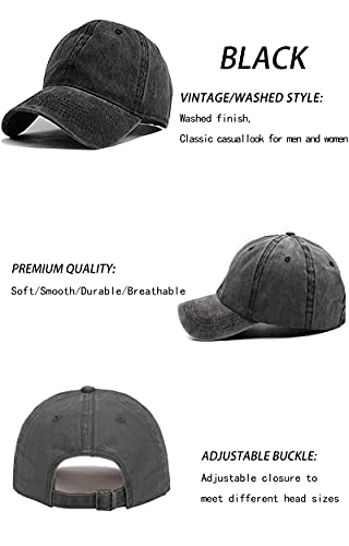 Mommy Jennie Unisex Vintage Washed Distressed Baseball-Cap Twill Adjustable Dad-Hat - Image 3