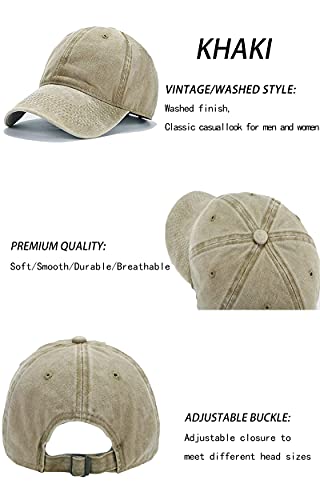 Mommy Jennie Unisex Vintage Washed Distressed Baseball-Cap Twill Adjustable Dad-Hat - Image 4