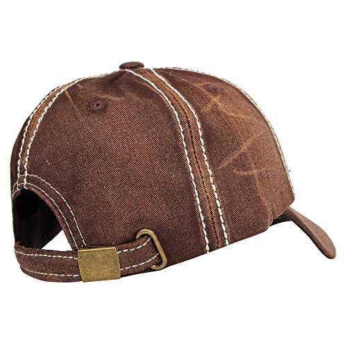 WITHMOONS American US Distressed Vintage Baseball Cap Dad Hat Adjustable KZ10036 - Image 5