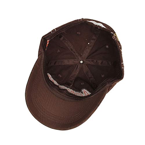 WITHMOONS American US Distressed Vintage Baseball Cap Dad Hat Adjustable KZ10036 - Image 6