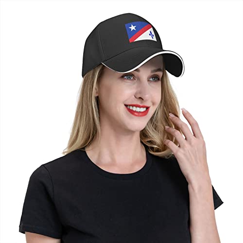 Drapeau Franco-Américain Baseball Cap for Men Women Adjustable Funny Dad Hat - Image 4