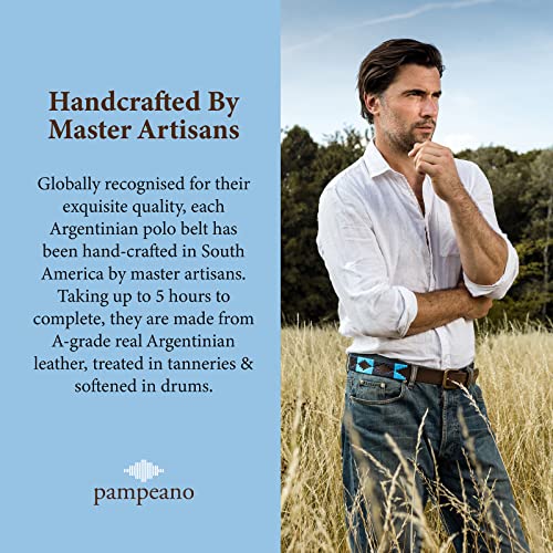Pampeano Polo Belt | Handmade by Master Artisans | Gift Boxed Argentine Gaucho Belts | Hand Stitched Argentinian Leather - Image 7