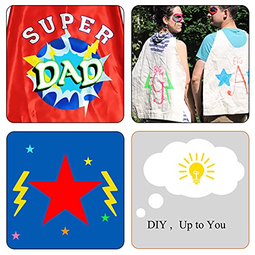 D.Q.Z Super hero Capes and Masks for Adults Superhero Dress Up Halloween Costume Team Spirit Day Party Favors - Image 7
