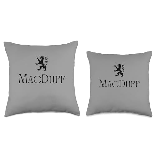 MacDuff Clan Scottish Family Name Scotland Heraldry Throw Pillow - Image 4