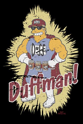 Men's The Simpsons Distressed Duffman Portrait Long Sleeve Shirt - Image 3