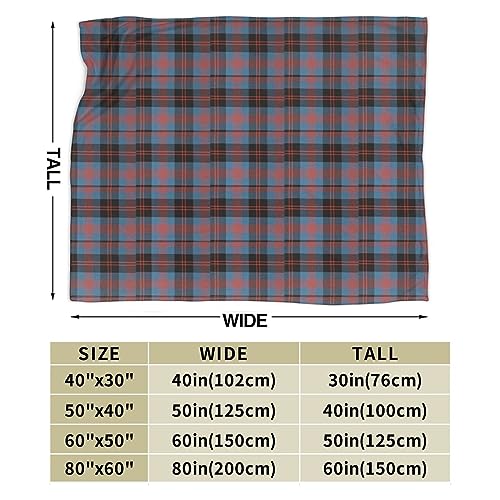 Angus Ancient Lw Tartan Ultra-Soft Micro Fleece Blanket Lightweight Blanket for Camping and Travel - Image 4