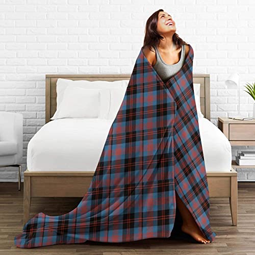 Angus Ancient Lw Tartan Ultra-Soft Micro Fleece Blanket Lightweight Blanket for Camping and Travel - Image 6
