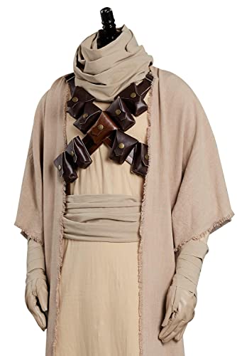 Mens Sand People Costume Robe Outfits Cosplay Tunic Robe Costumes Scarf Halloween Party Suits for Adults - Image 7
