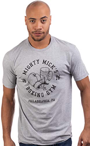 Mighty Mick's Boxing Gym 1976 | Philadelphia Boxer Vintage Style Gloves T-Shirt - Image 3