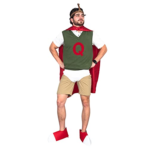 Adult Unisex Complete Quailman Superhero Character Halloween Cosplay Costume