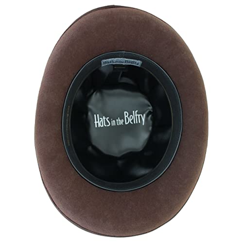 Belfry Mens Top Hat Satin Lined Topper 100% Wool in Black Grey Navy Pearl - Image 8