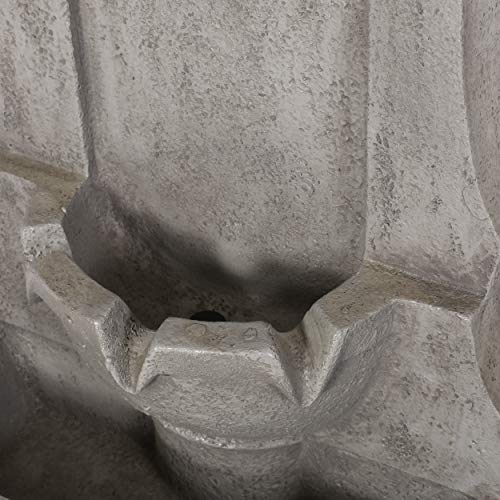 Christopher Knight Home Duffy Outdoor Fountain, Light Gray - Image 4