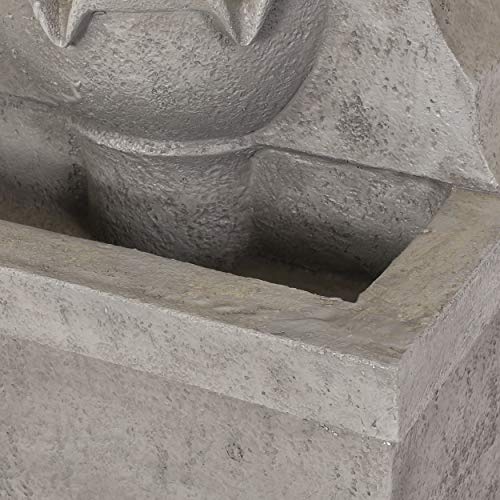 Christopher Knight Home Duffy Outdoor Fountain, Light Gray - Image 6