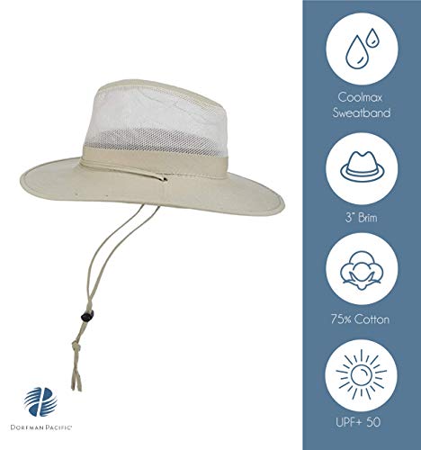 Dorfman Pacific DHC Outdoors Solarweave Treated Cotton Hat - Image 3