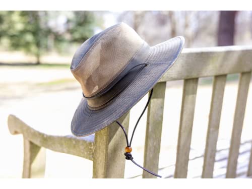 Dorfman Pacific Co. Men's Weathered Cotton Big Brim with Mesh - Image 10