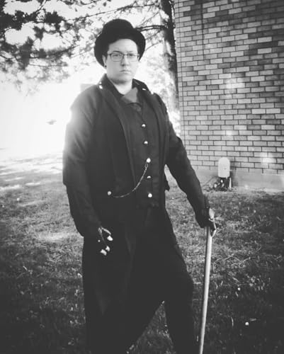 H&ZY Men's Steampunk Vintage Tailcoat Jacket Gothic Victorian Frock Coat Uniform Halloween Costume - Image 4