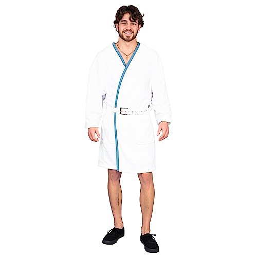 Vacation Christmas Movie Cousin Eddie White Robe with Belt Halloween Costume Cosplay (Includes Robe and belt Only) - Image 6