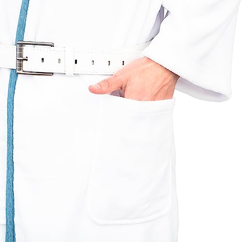 Vacation Christmas Movie Cousin Eddie White Robe with Belt Halloween Costume Cosplay (Includes Robe and belt Only) - Image 9