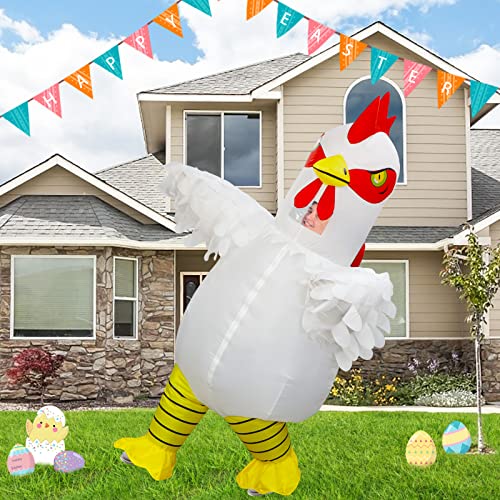 Seeds of Light Inflatable Chicken Costume Adult Funny Halloween Costumes Blow up Chicken Costumes for Men Women Cosplay Party Easter - Image 4