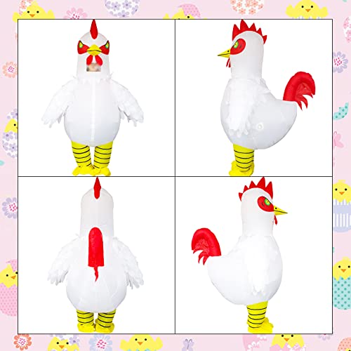 Seeds of Light Inflatable Chicken Costume Adult Funny Halloween Costumes Blow up Chicken Costumes for Men Women Cosplay Party Easter - Image 6