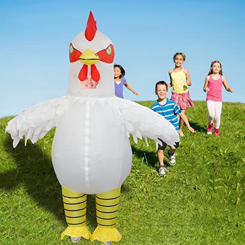 Seeds of Light Inflatable Chicken Costume Adult Funny Halloween Costumes Blow up Chicken Costumes for Men Women Cosplay Party Easter - Image 8