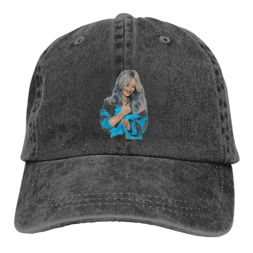 Kampkase Hilary Duff Casquette Baseball Cap Cowboy Unisex Denim Adults Denim Hat Adjustable Size Black - Image 19