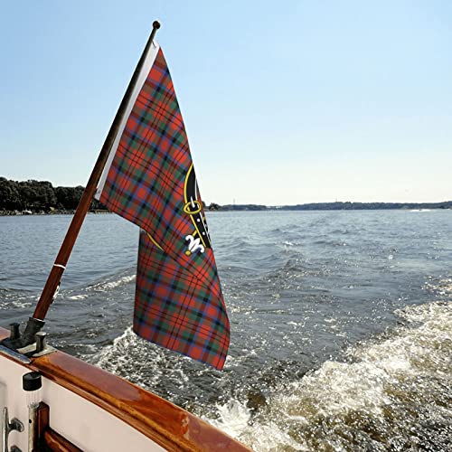 Double Sided Garden Flag 3x5FT Macduff Ancient Tartan Clan Badge Outdoor Decorative Home Flag Courtyard - Image 9