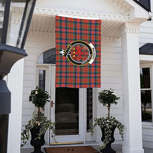 Double Sided Garden Flag 3x5FT Macduff Ancient Tartan Clan Badge Outdoor Decorative Home Flag Courtyard - Image 10