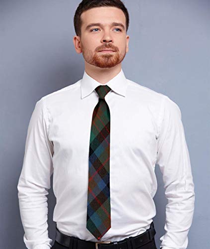 I LUV LTD Gents Neck Tie MacDuff Hunting Ancient Tartan Lightweight Scottish Clan Tie - Image 3