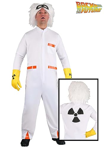 Men's Back to the Future Doc Brown Costume - Image 3