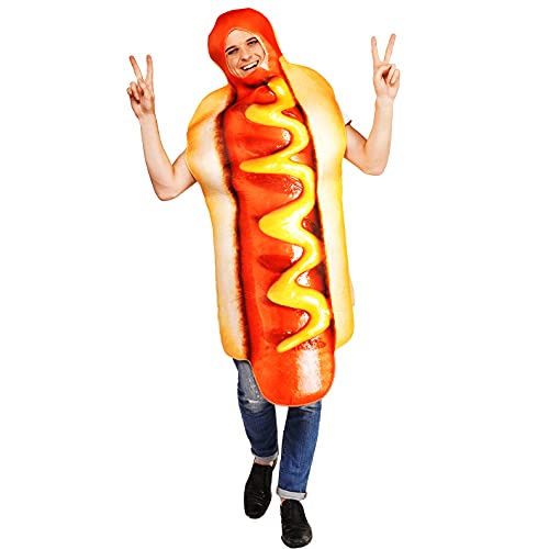 DSplay Unisex Adult Hot Dog Fancy Jumpsuit - Image 7