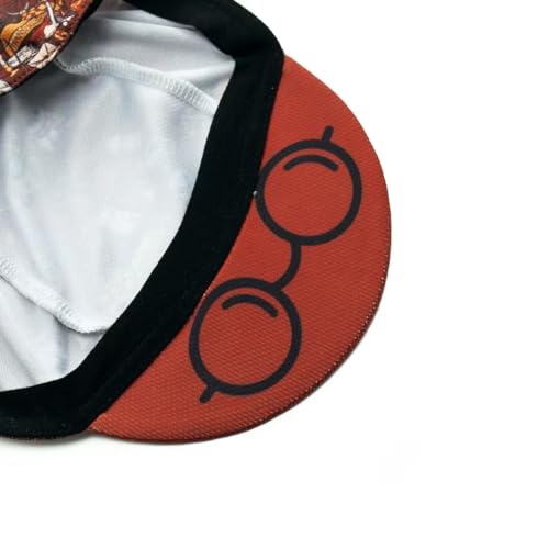 Corsehild Cartoon Cycling Cap for Man and Woman Cycling Hat Under Helmet-Polyester Breathable Sweat Absorbent - Image 5