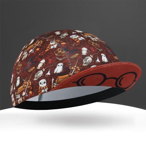 Corsehild Cartoon Cycling Cap for Man and Woman Cycling Hat Under Helmet-Polyester Breathable Sweat Absorbent - Image 8