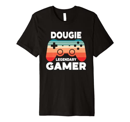 Dougie Legendary Gamer Funny Personalized Dougie Gamer Premium T-Shirt