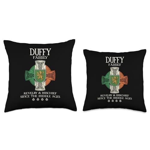 Duffy Family Ireland Duffy surname Throw Pillow - Image 4