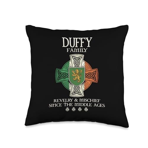 Duffy Family Ireland Duffy surname Throw Pillow