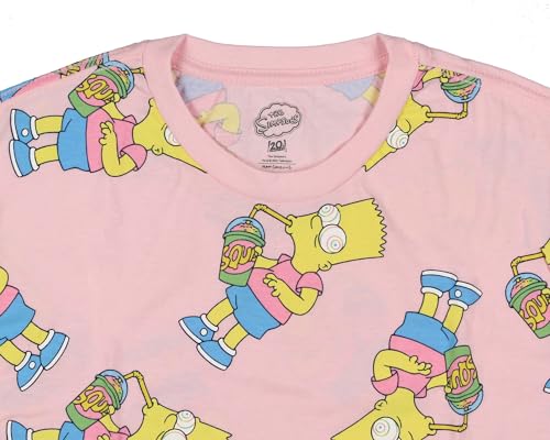 The Simpsons Men's Bart Simpson Squishee Graphic Print AOP Adult T-Shirt - Image 4
